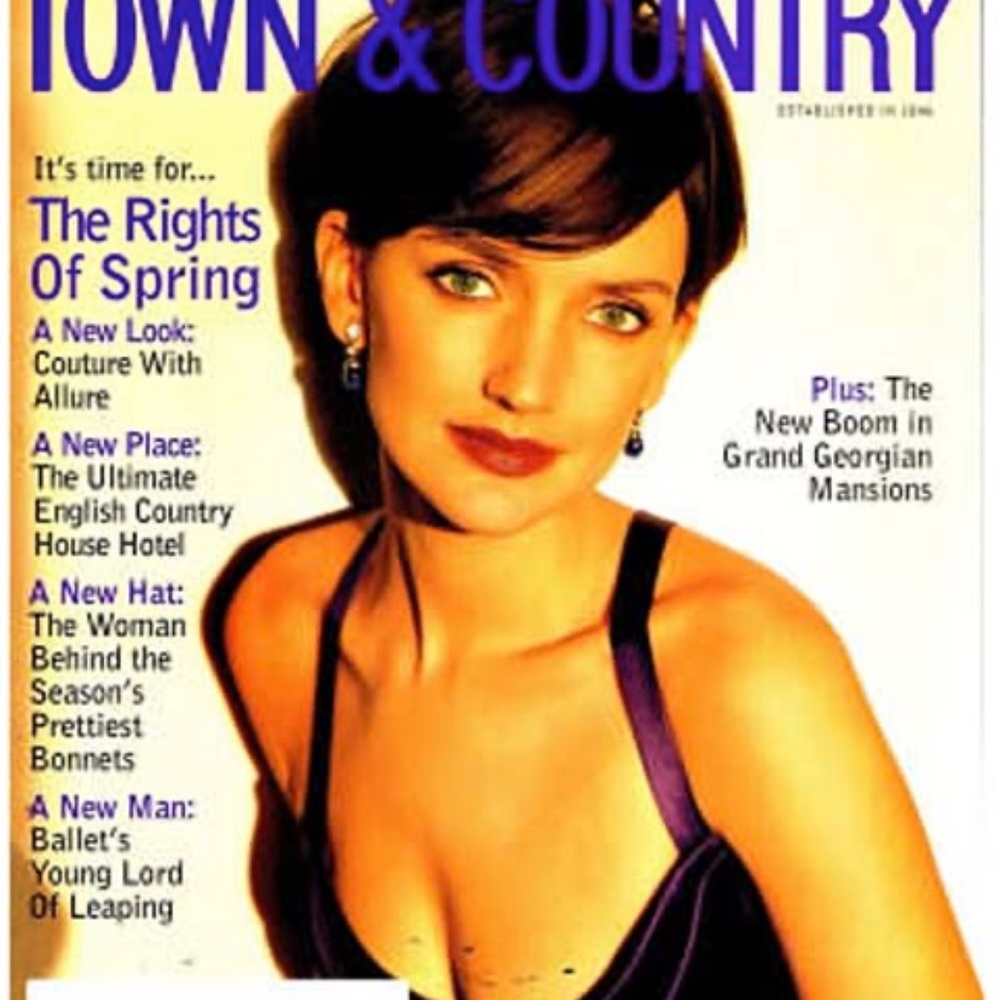 TOWN AND COUNTRY MAGAZINE, APRIL 1996, EXCELLENT CONDITION, ORIGINAL OWNER,